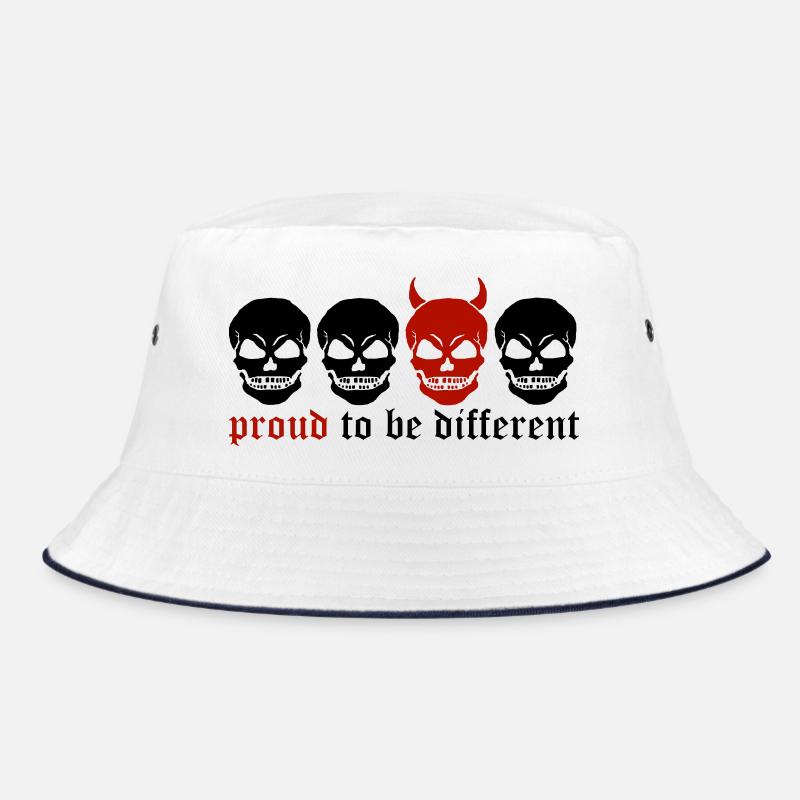 DIFFERENT SKULL - 2C Bucket Hat