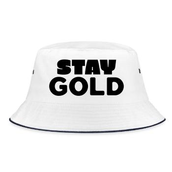 Stay Gold - Bob - blanc/marine - Devant