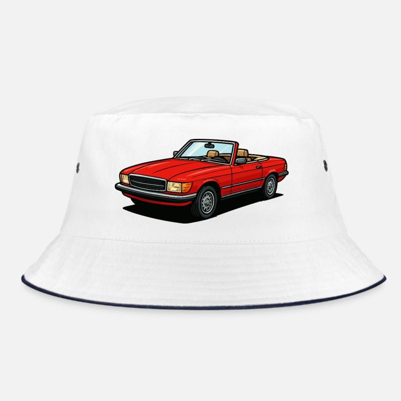 Toit ouvert cabriolet rouge Bob