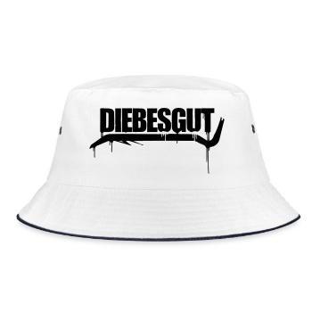 GRAFFITI - Bucket Hat - white/navy - Front