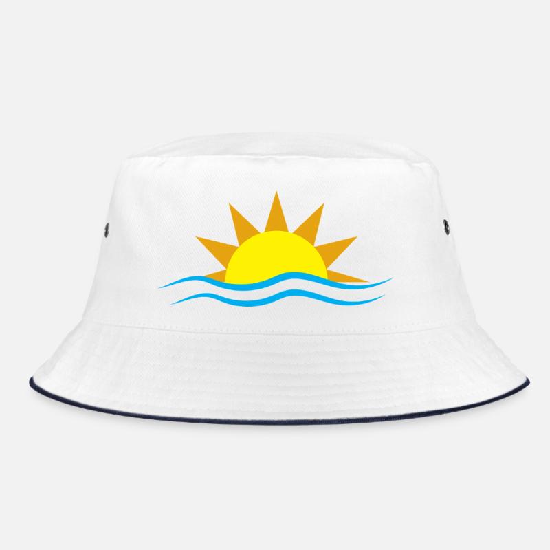 Sunset sun Bucket Hat