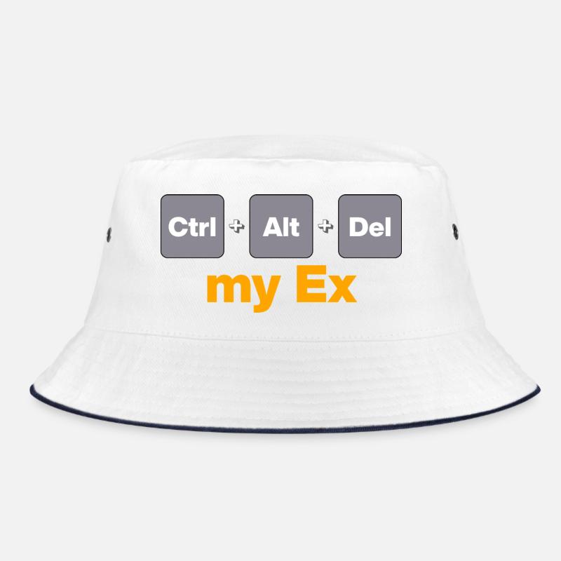 Ctrl Alt Del my Ex for Gamers and Nerds, Split Bucket Hat