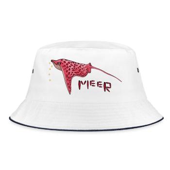 Stingray - Bucket Hat - white/navy - Front