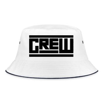 crew - Bucket Hat - white/navy - Front