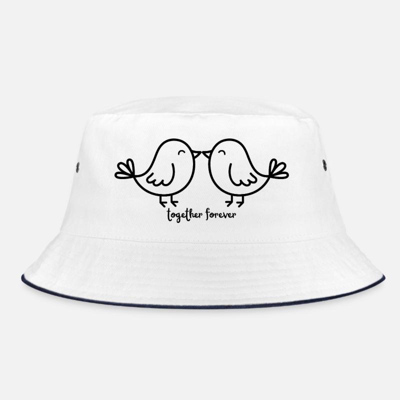 together forever Bird Bucket Hat
