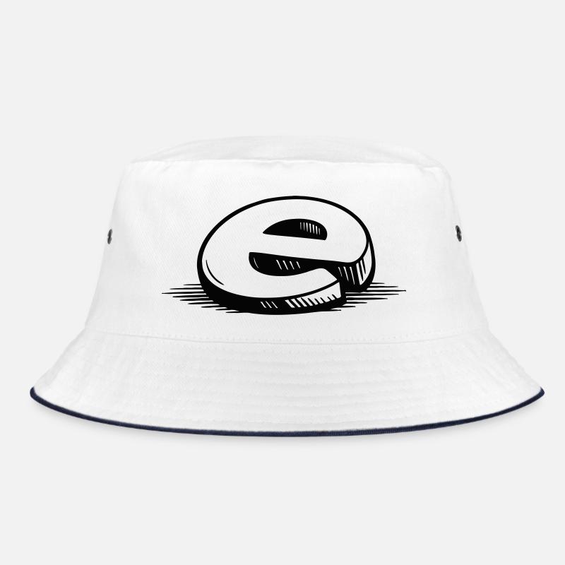 Kopfhörer-Silhouette im Kreis Bucket Hat