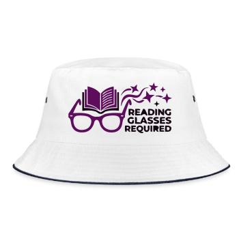 Livre de lunettes de lecture qui dit Vector - Bob - blanc/marine - Devant
