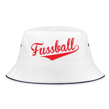Football Rouge Vintage : Le Style du Finisseur - Bob - blanc/marine - Devant
