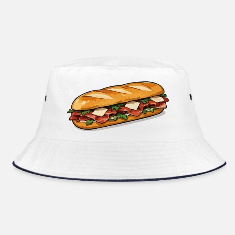 Crispy Hot Dog Comic Style Bucket Hat