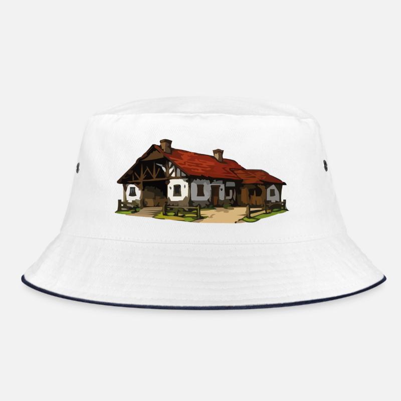 Rustikaler Bauernhof Bucket Hat