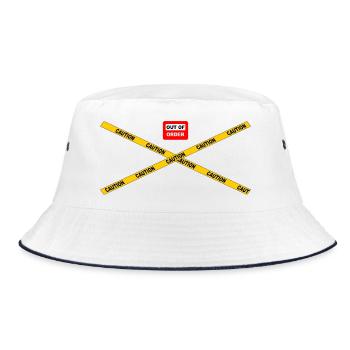 Out of Order - Bucket Hat - white/navy - Front