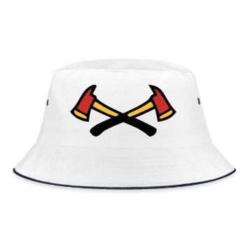 Logo des pompiers croisés - Bob - blanc/marine - Devant