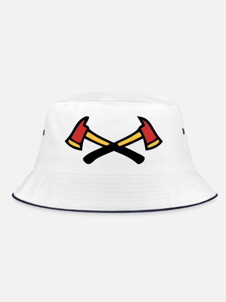 Logo des pompiers croisés - Bob - blanc/marine - Devant