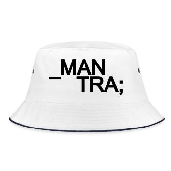 MANTRA Printstream CS2 - Bucket Hat - Weiß/Navy - Vorne