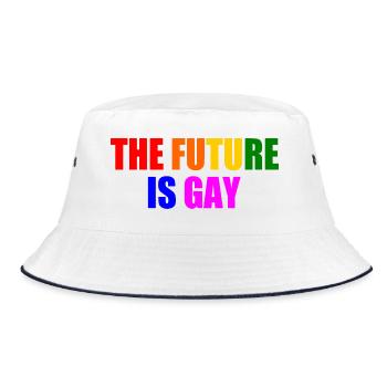 L’avenir est gay - Bob - blanc/marine - Devant