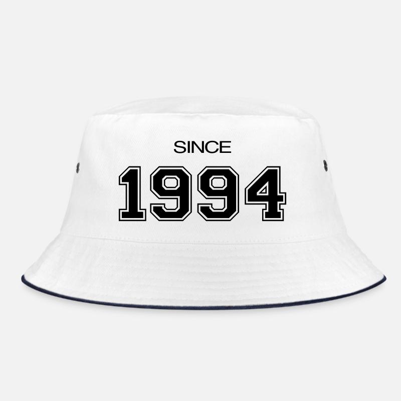 1994 Geburtstagsgeschenk - Bucket Hat - Weiß/Navy