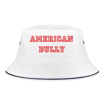 American Bully - Bucket Hat - white/navy - Front