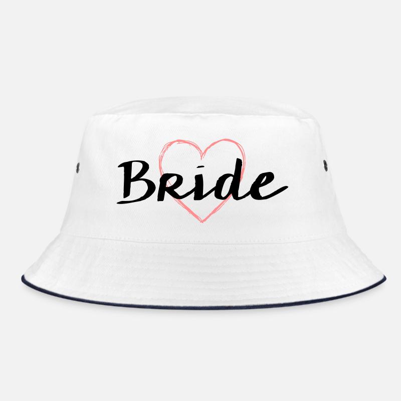 Bride Herz Junggesellenabschied Hochzeit Bucket Hat