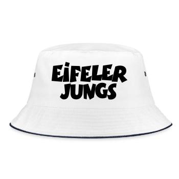 Eifeler Jungs aus der Eifel - Bucket Hat - Weiß/Navy - Vorne