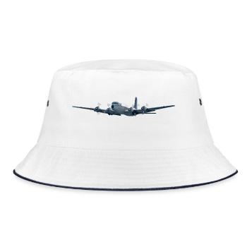 DC-4 - Bucket Hat - white/navy - Front