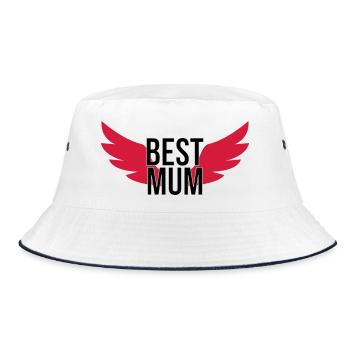 Best Mum - Bob - blanc/marine - Devant