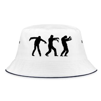 zombies - Bucket Hat - Weiß/Navy - Vorne