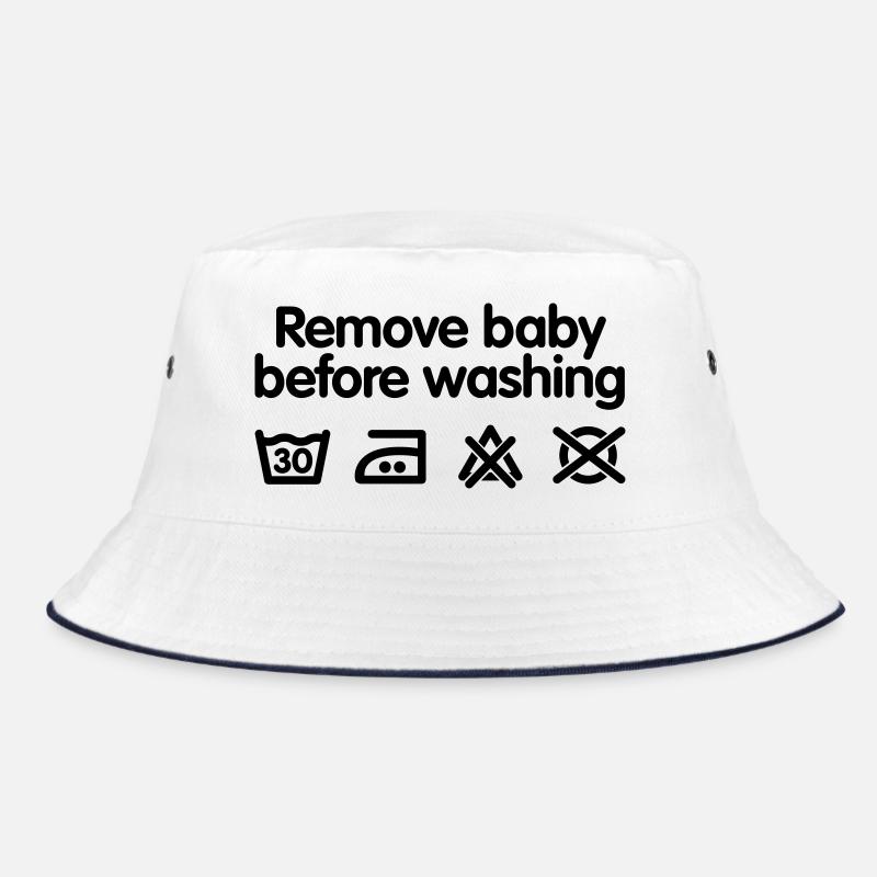 Remove baby before washing Bucket Hat