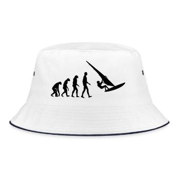 Windsurf Windsurfing Windsurfen Planche à voile - Bucket Hat - white/navy - Front
