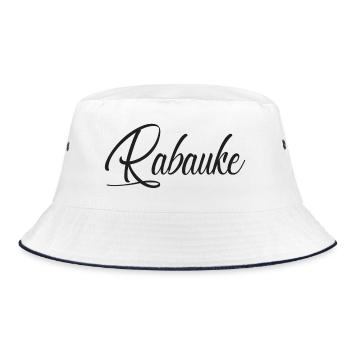 Rabauke - Bucket Hat - Weiß/Navy - Vorne