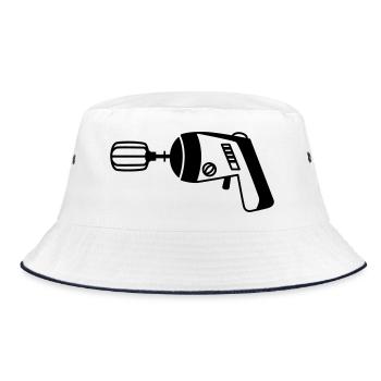 Phaser meets Mixer – Funny Geek & Cook - Bob - blanc/marine - Devant