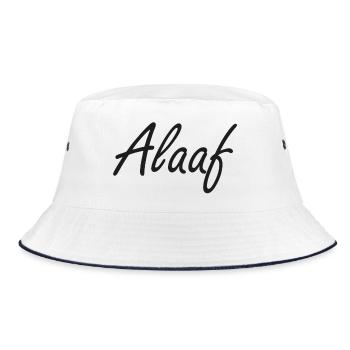 Alaaf - Bucket Hat - Weiß/Navy - Vorne