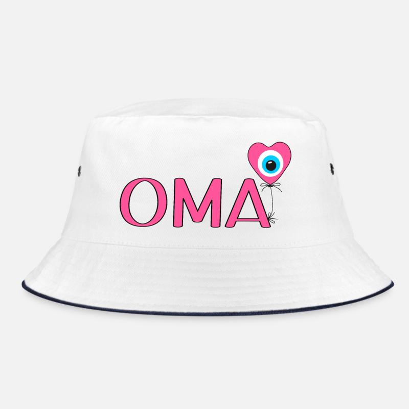 Oma mit Nazar Luftballon Bucket Hat