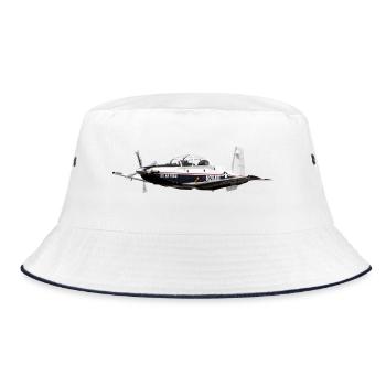 T-6A Texan II - Bucket Hat - Weiß/Navy - Vorne