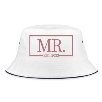 2023 Fiançailles pour la fête de mariage du marié - Bob - blanc/marine - Devant