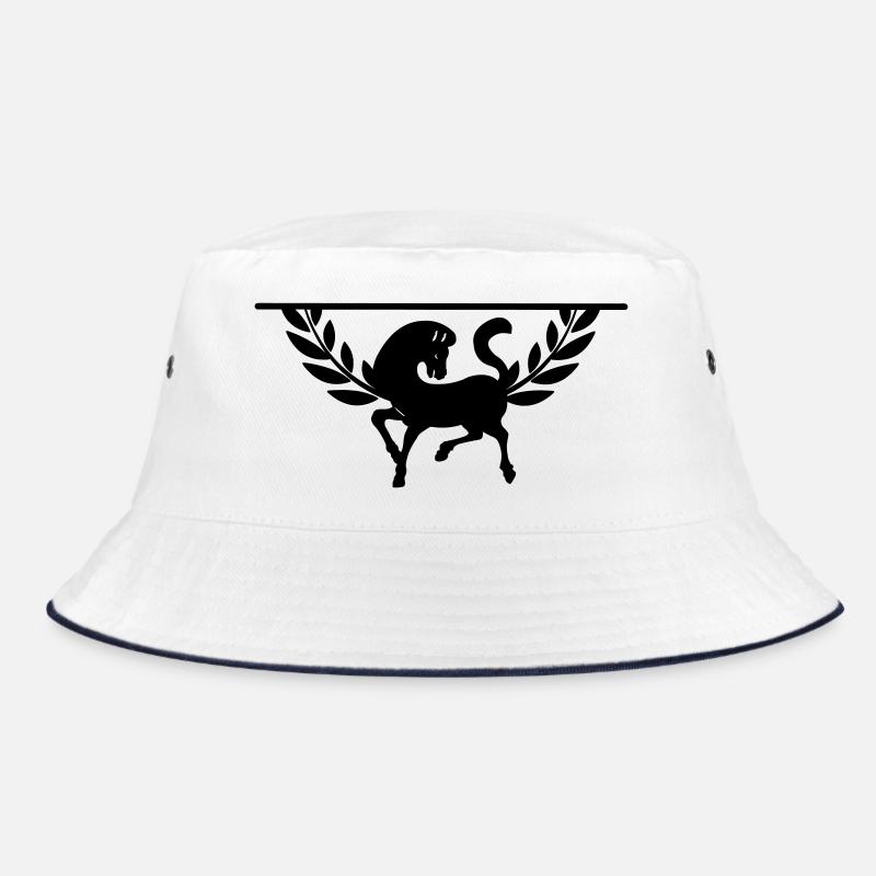 Cheval en demi-couronne de laurier Bob