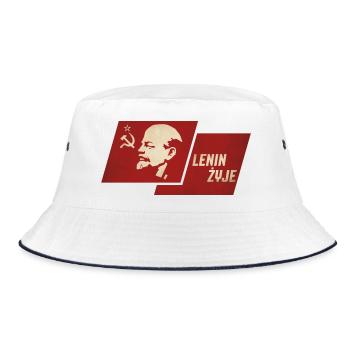Lénine est vivant - Bob - blanc/marine - Devant