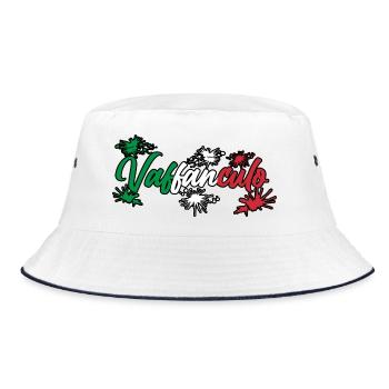 Italy Italian Vaffanculo - Bucket Hat - white/navy - Front