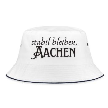 Staying stable Aachen - Bucket Hat - white/navy - Front