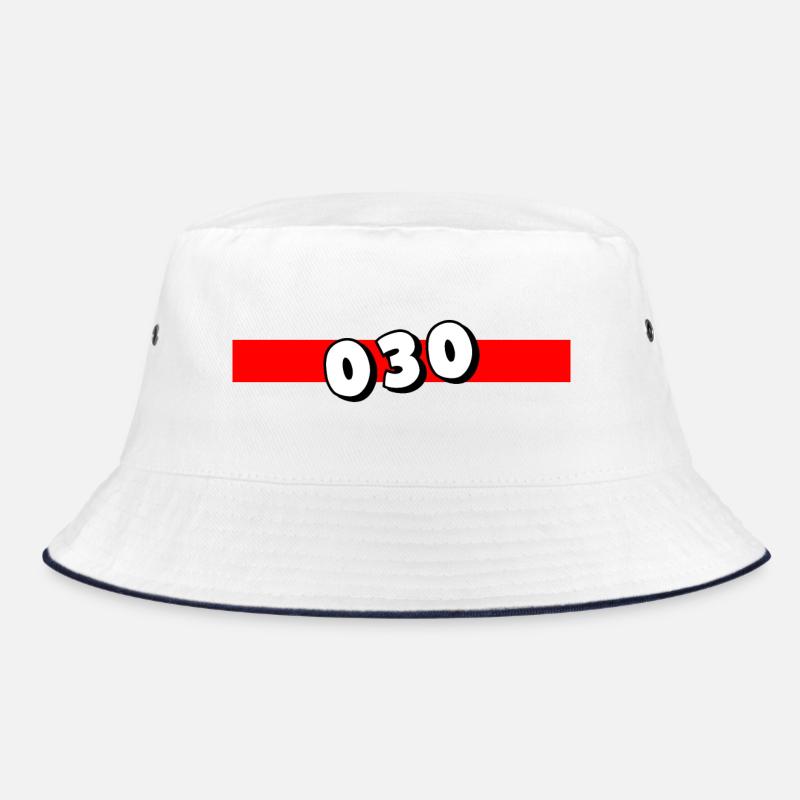 030 - Null Drei Null - Berlin - Vorwahl - Telefon Bucket Hat
