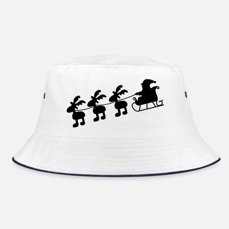 Weihnachtsmann mit Schlitten Bucket Hat