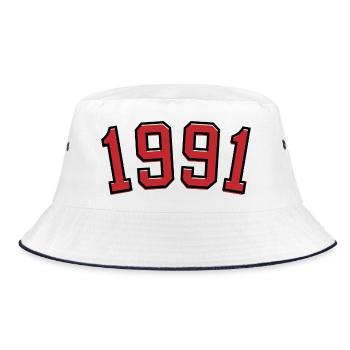 Année de naissance sport 1991 - Bob - blanc/marine - Devant