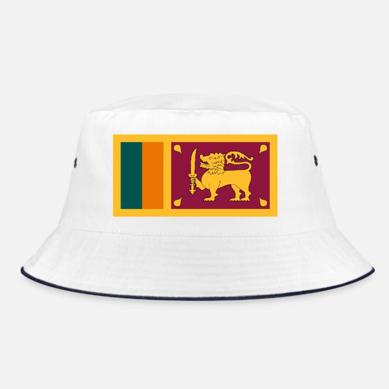 Sri Lanka - Bucket Hat - white/navy