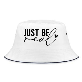 Just Be Real – Authenticité et confiance en soi - Bob - blanc/marine - Devant