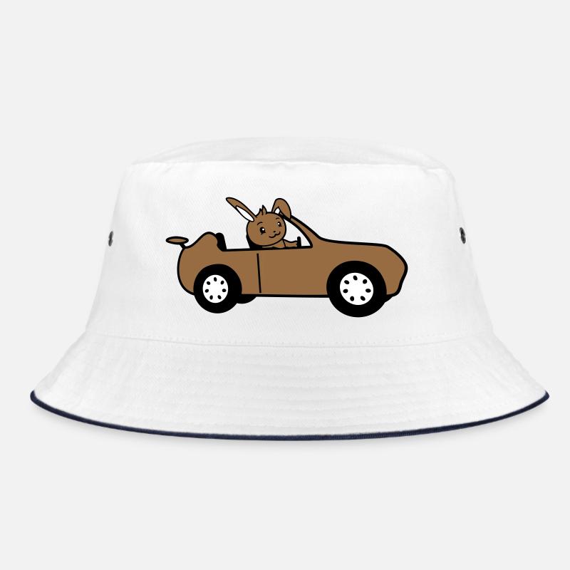 Rabbit Car Fast Driving Driver License Bucket Hat