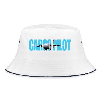 Cargo pilot C-390 - Bucket Hat - Weiß/Navy - Vorne