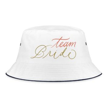 bachelorette party bridal shower team bride to be - Bob - blanc/marine - Devant