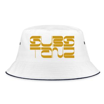 SubS Tanz Gold - Bucket Hat - Weiß/Navy - Vorne