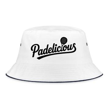 Paice - Bucket Hat - Weiß/Navy - Vorne
