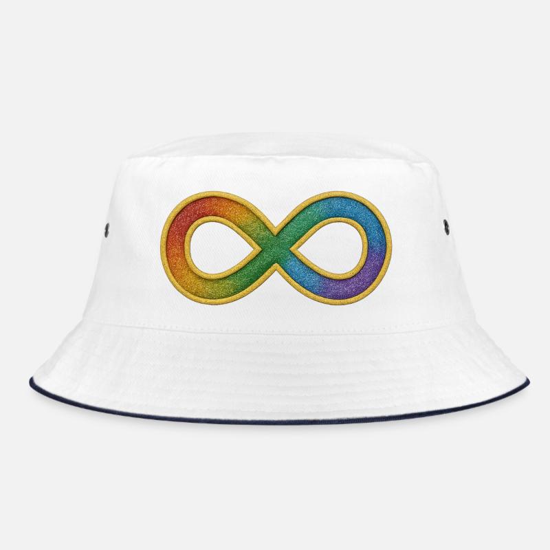 Symbole de l’infini arc-en-ciel pour la diversité Bob