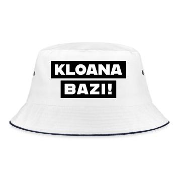 Kloana Bazi Motif - Bob - blanc/marine - Devant